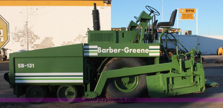image for item H8064 1982 Barber Greene SB-131 asphalt paver