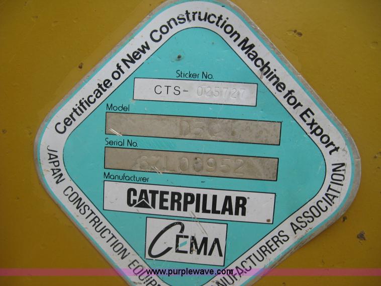 image for item J2999 1998 Caterpillar D5C LGP Series III dozer