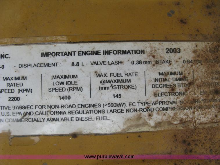 image for item J3000 2003 Caterrpillar 330CL excavator