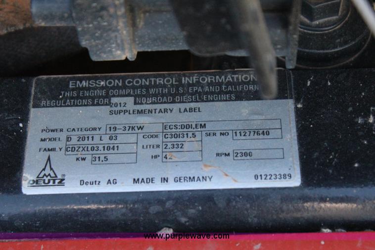 image for item J4256 2012 Ditch Witch RT45 trencher