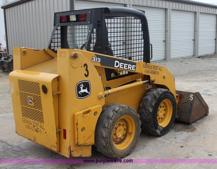 image for item J4578 2012 John Deere 313 skid steer