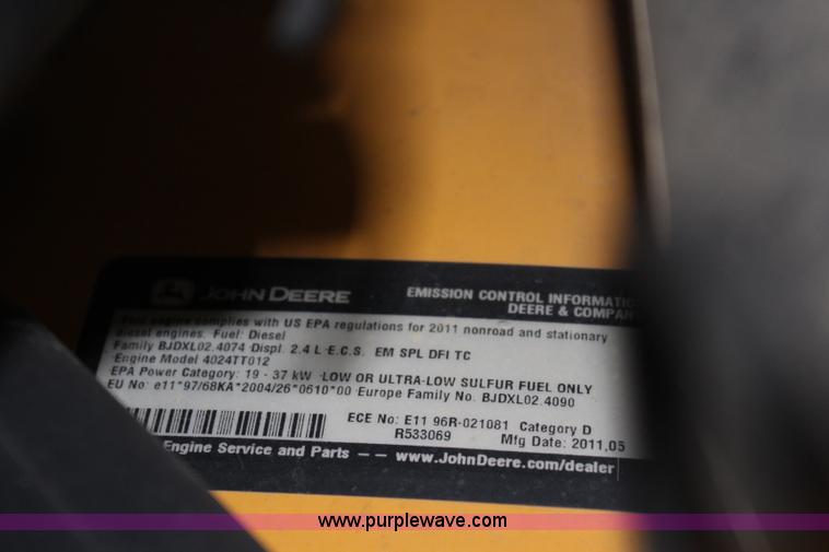 image for item J4579 2011 John Deere 313 skid steer