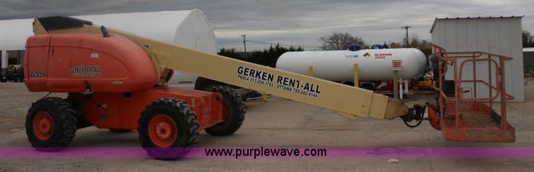image for item J4580 1999 JLG 600S boom lift
