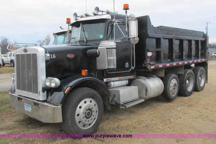 image for item L3903 1987 Peterbilt 349 dump truck