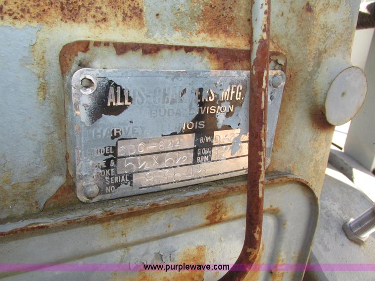 image for item AV9032 Allis Chalmers 6DC-844 six cylinder diesel engine