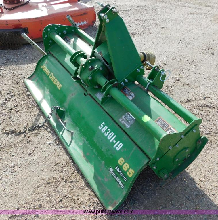 image for item AW9361 John Deere 665 rotary tiller
