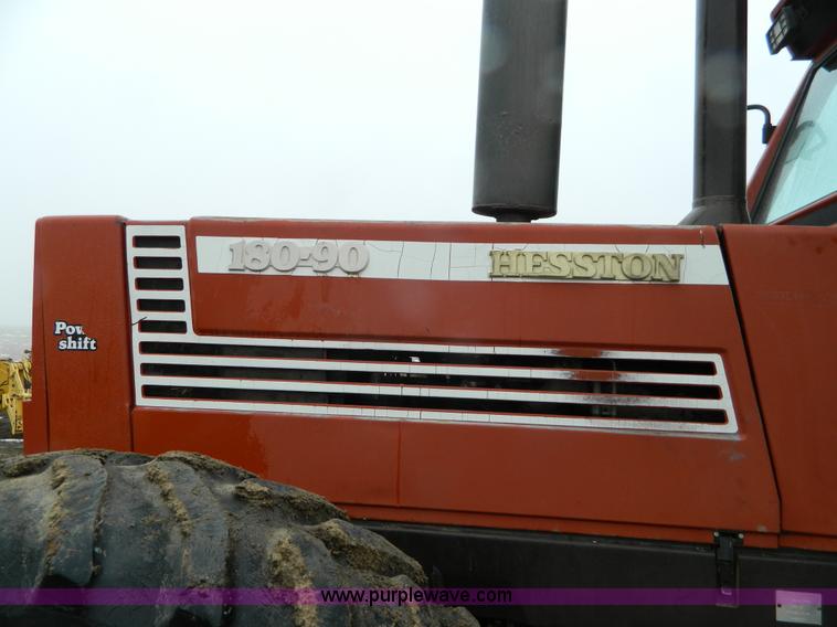image for item AX9585 1990 Hesston 180-90 MFWD tractor