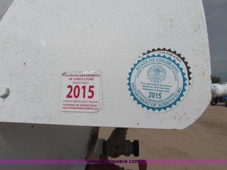 image for item BK9221 Anhydrous ammonia nurse tank