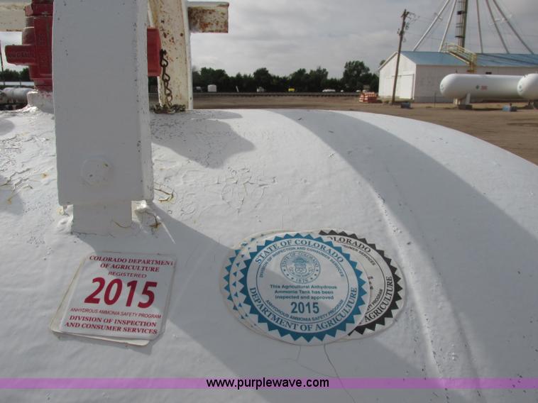 image for item BK9232 Anhydrous ammonia nurse tank