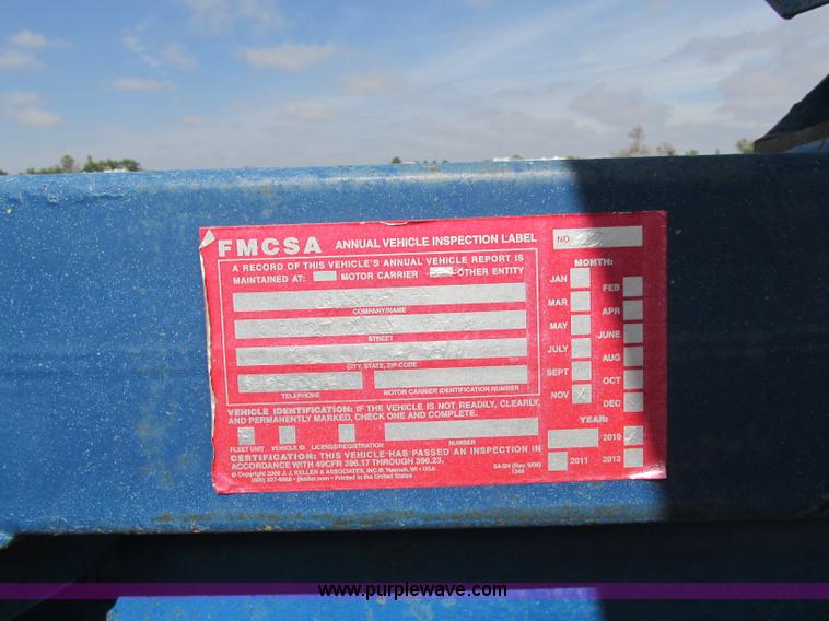 image for item BK9234 Anhydrous ammonia nurse tank