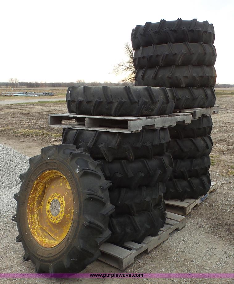 image for item BL9330 (14) T&L eight lug wheels and 11R24.5 tires