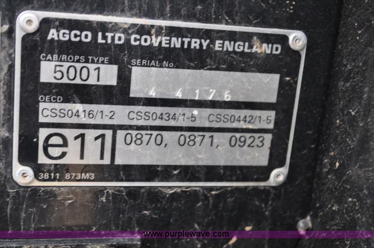 image for item G7089 2002 Challenger MT455 MFWD tractor