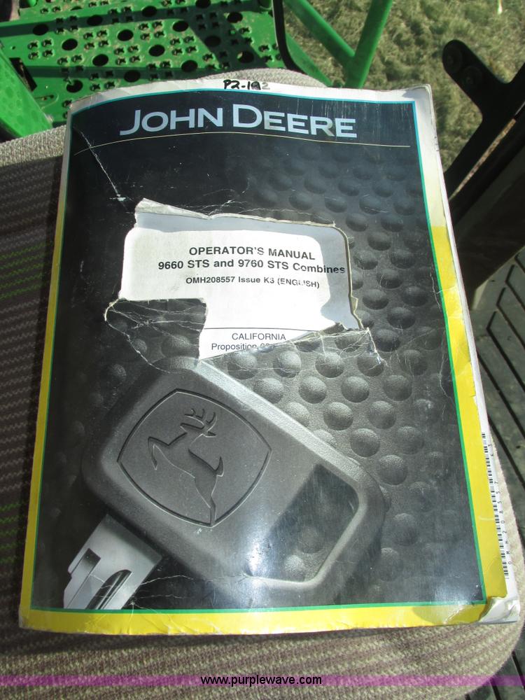 image for item H1017 2004 John Deere 9760 STS combine