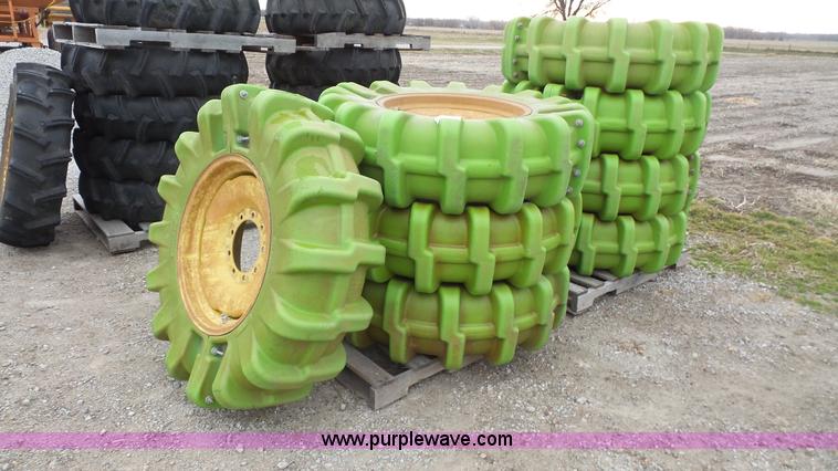 image for item J4551 (8) Rhinogator 14.9x24 irrigation pivots wheels