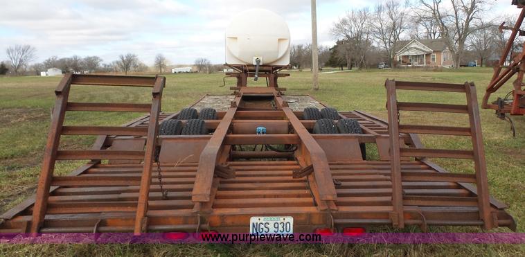 image for item J4602 1979 shop built sprayer trailer