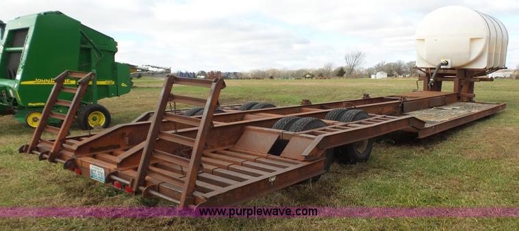 image for item J4602 1979 shop built sprayer trailer