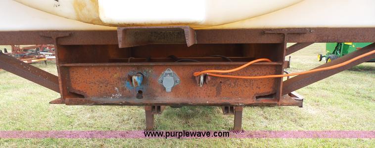 image for item J4602 1979 shop built sprayer trailer