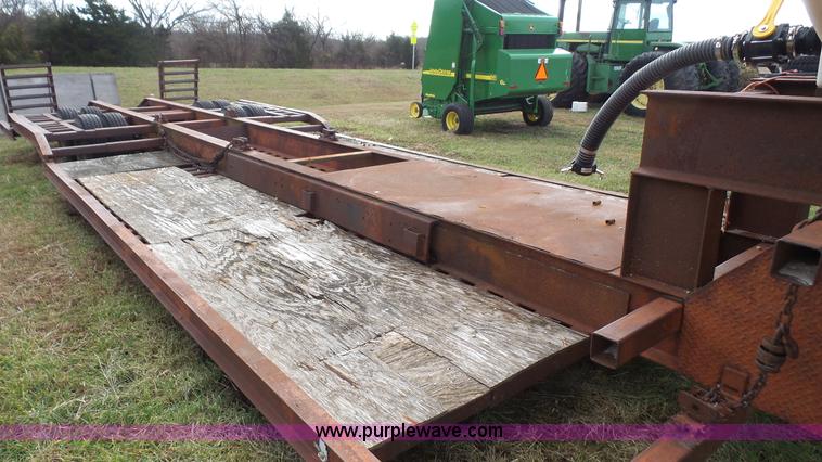 image for item J4602 1979 shop built sprayer trailer