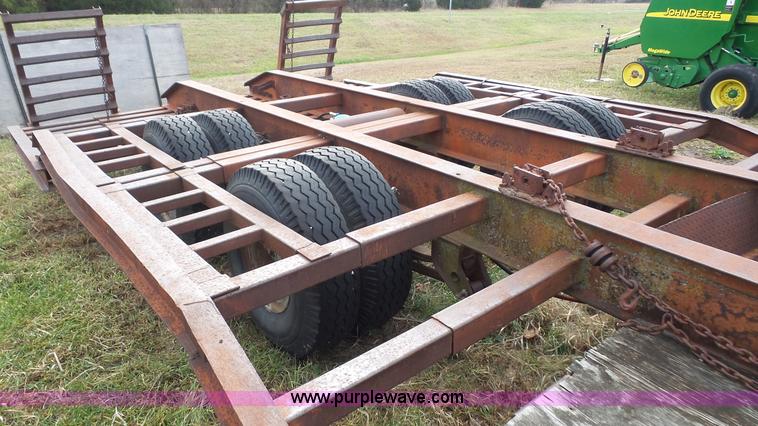 image for item J4602 1979 shop built sprayer trailer