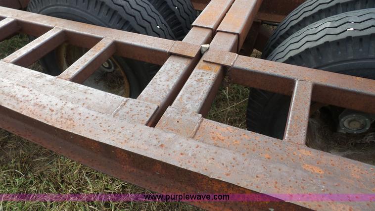 image for item J4602 1979 shop built sprayer trailer