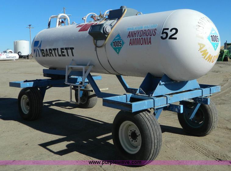 image for item J5219 Hamby anhydrous ammonia nurse tank trailer
