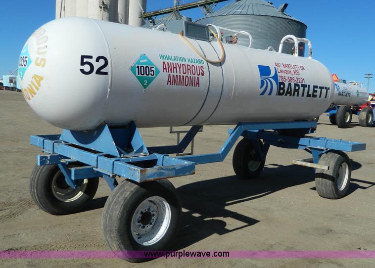 image for item J5219 Hamby anhydrous ammonia nurse tank trailer