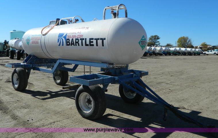 image for item J5219 Hamby anhydrous ammonia nurse tank trailer