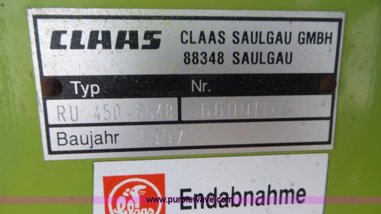 image for item J8407 1997 Claas RU450 rotary forage head