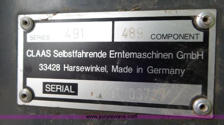 image for item J8409 2000 Claas Jaguar 860 forage harvester