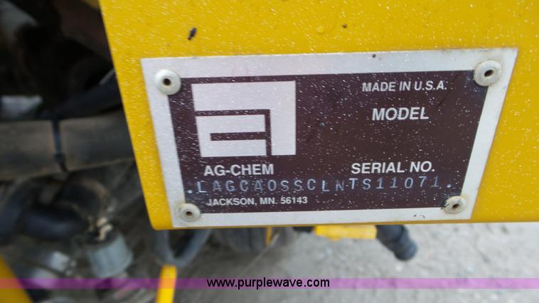 image for item J8443 Ag-Chem 1100 liquid spray system