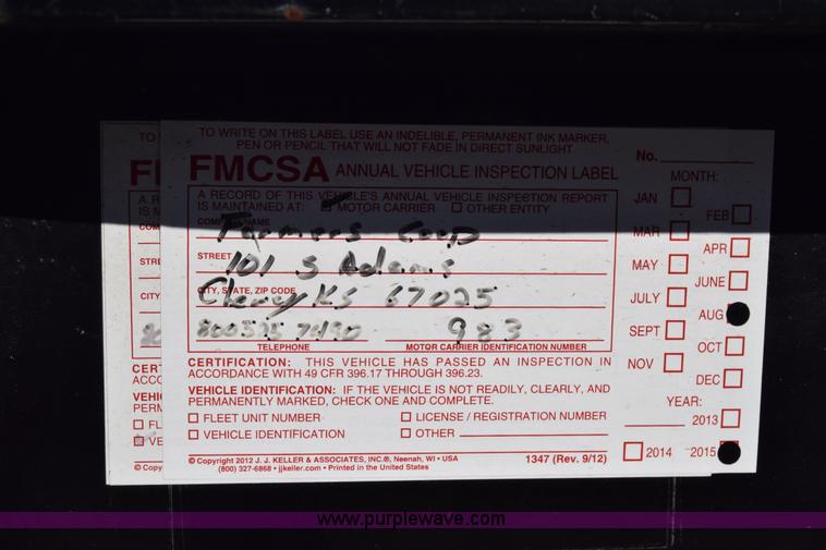 image for item K4993 2009 Neville sprayer trailer