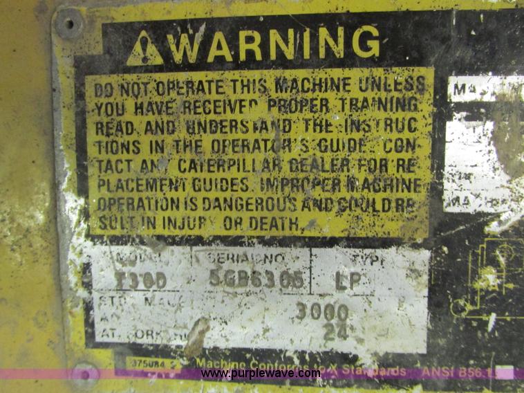 image for item K5203 Caterpillar T30D forklift