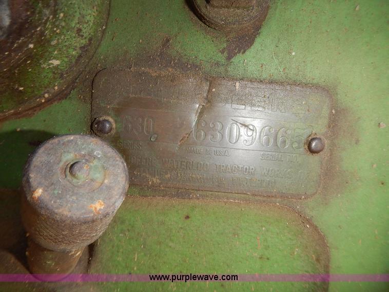 image for item L3589 John Deere 630 tractor