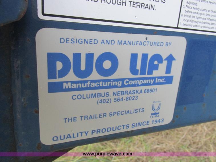 image for item L4133 Duo Lift anhydrous ammonia nurse tank