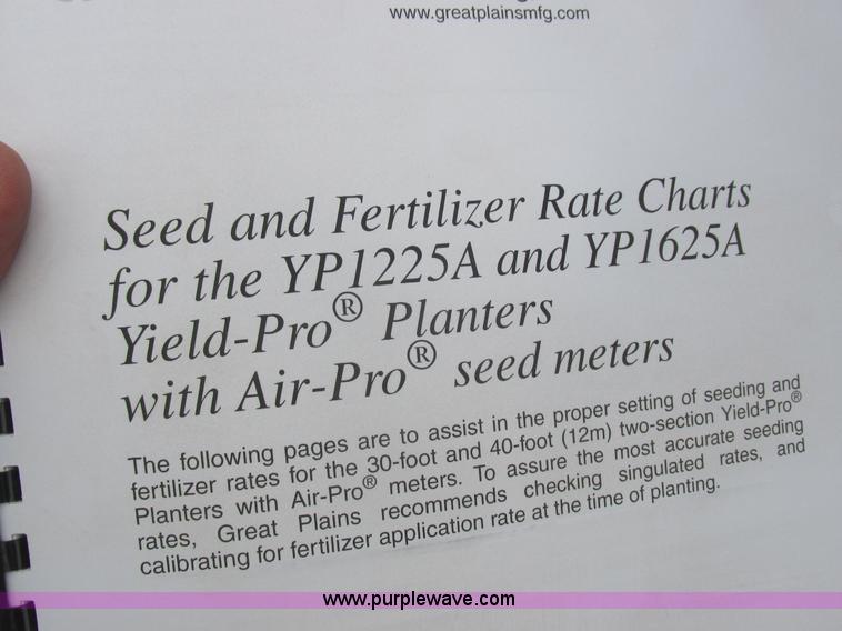 image for item L4149 2011 Great Plains YP-1625A split row planter