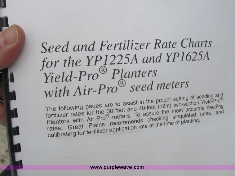 image for item L4149 2011 Great Plains YP-1625A split row planter