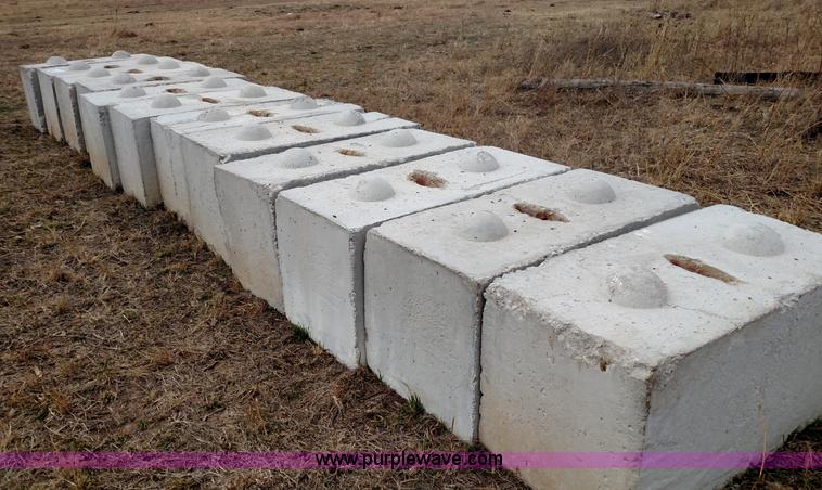 image for item L6051 (12) concrete barrier blocks