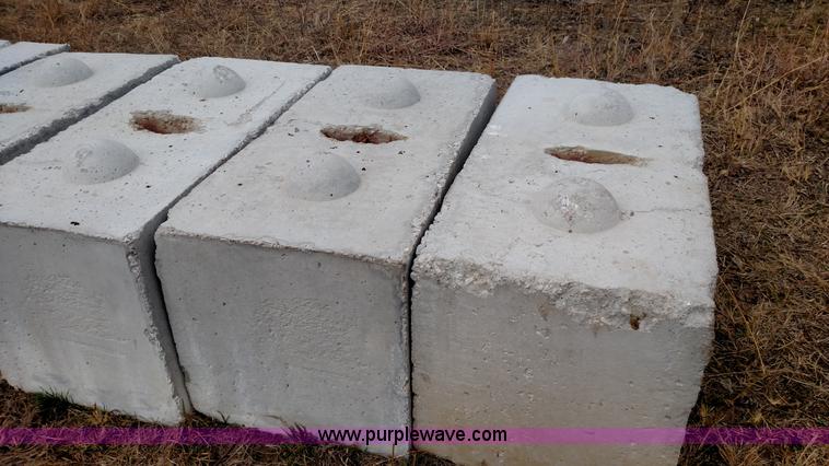 image for item L6051 (12) concrete barrier blocks