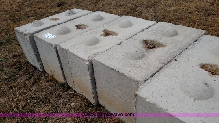 image for item L6051 (12) concrete barrier blocks