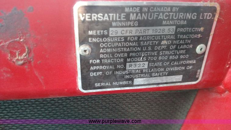 image for item L6076 1975 Versatile 800 4WD tractor