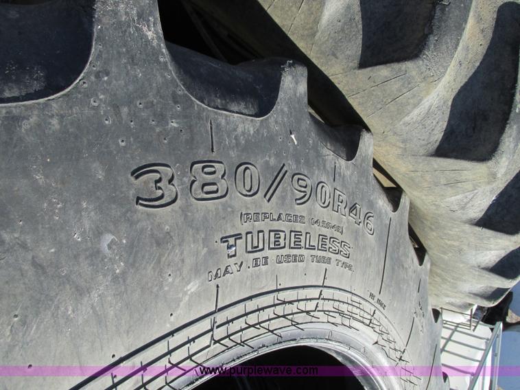 image for item N9316 (4) Goodyear 380/90R46 tires