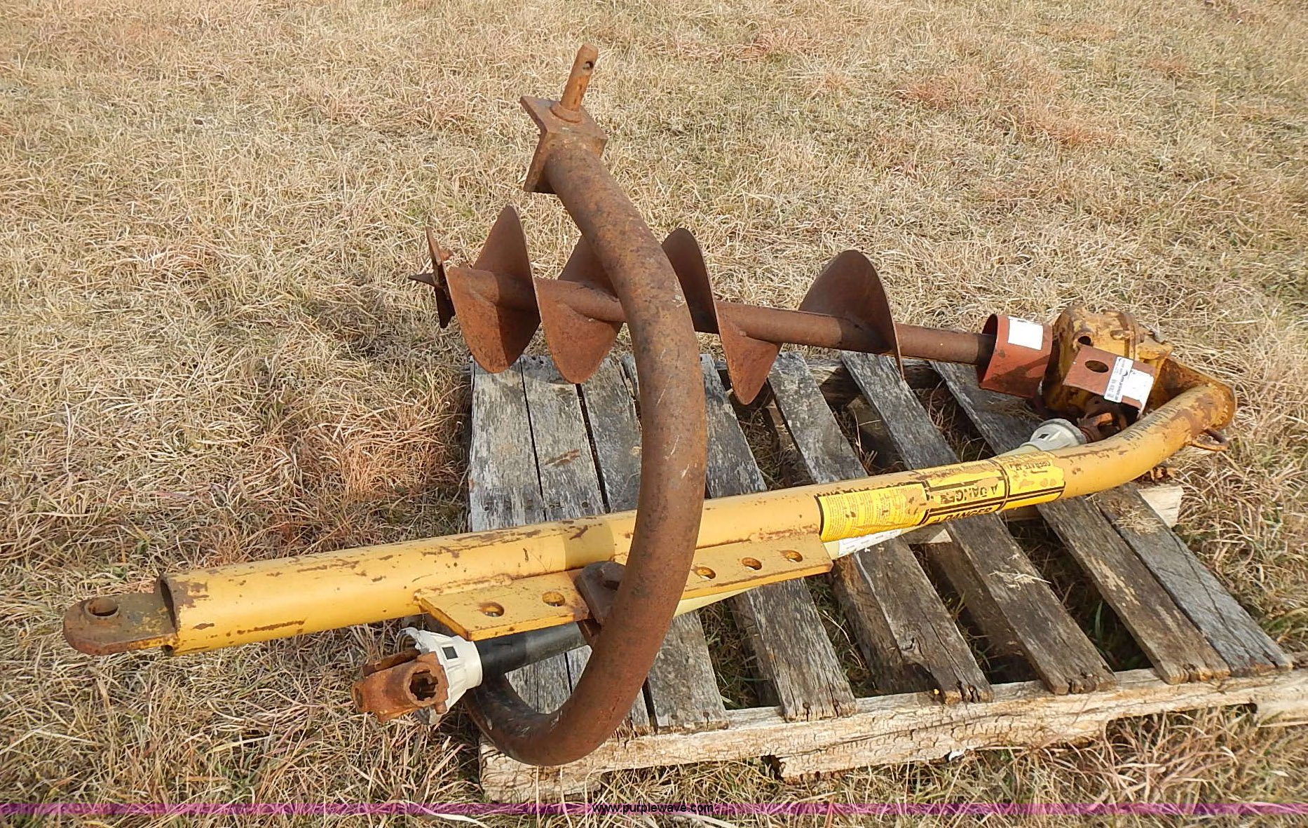 The Leinbach Line post hole auger in Leonardville, KS Item BN9082