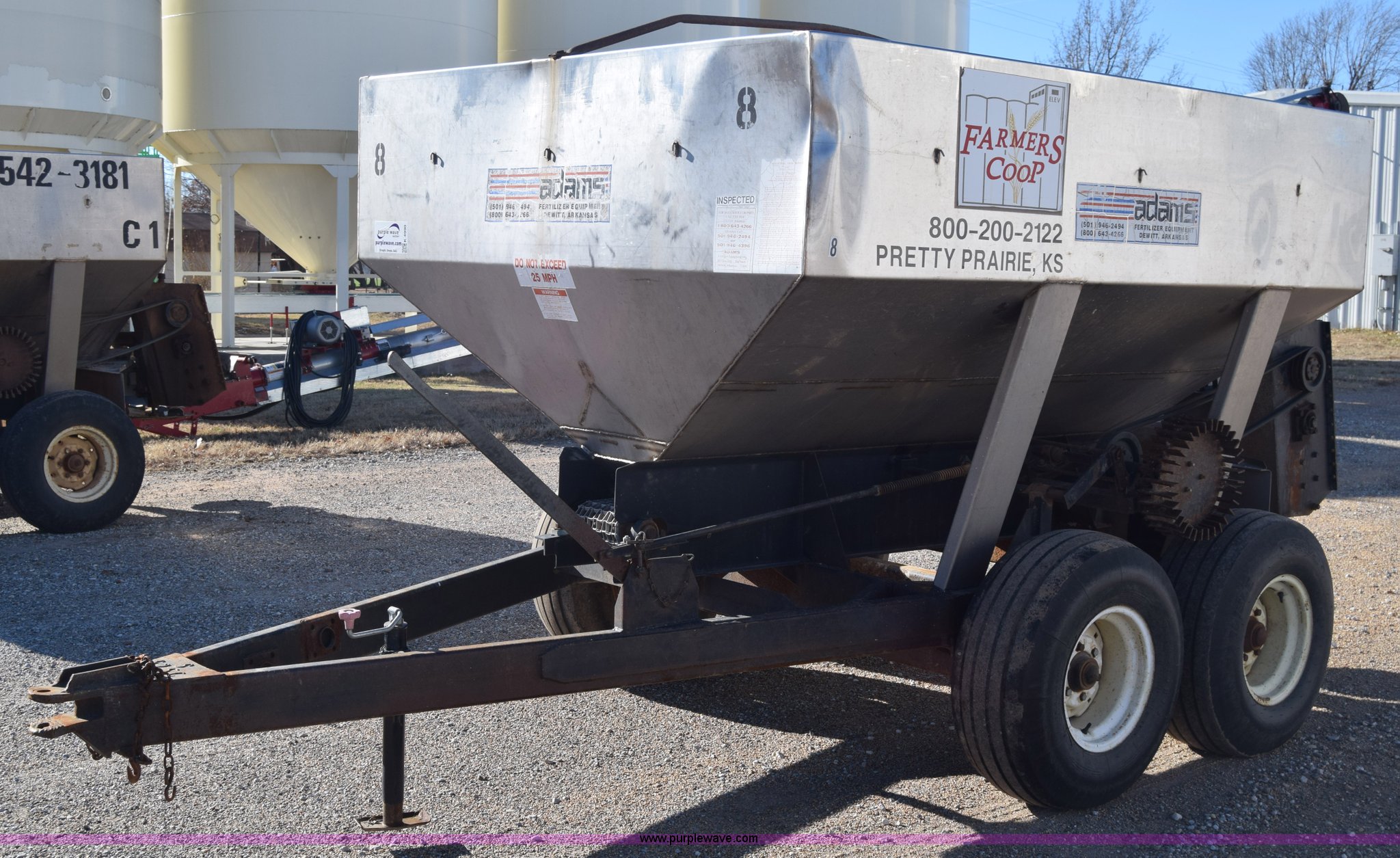 Adams fertilizer spreader buggy in Cheney, KS Item K4990 sold