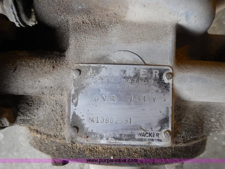 image for item BN9127 Wacker GVR151Y walk behind compactor