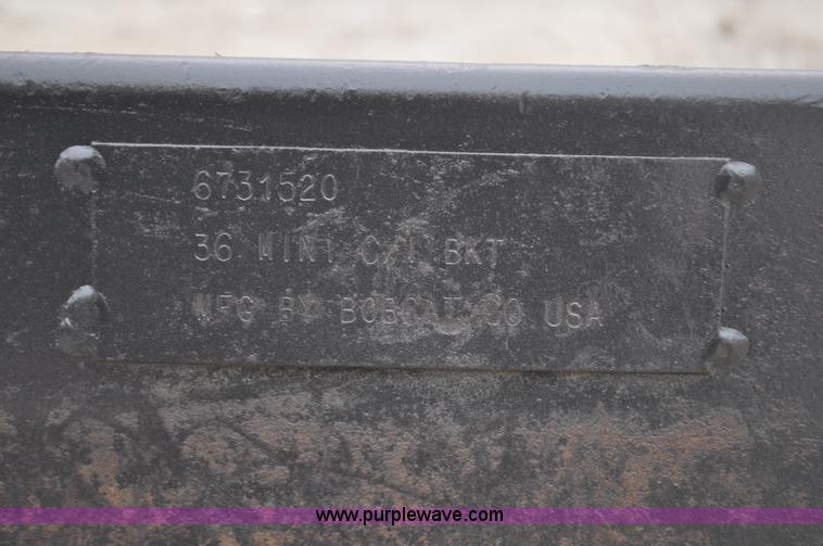 image for item G7081 Bobcat Mini C compact excavator bucket