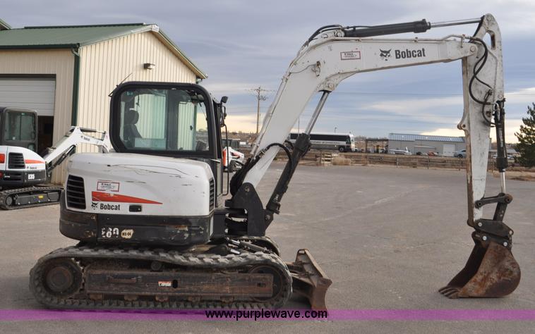 image for item G7086 2010 Bobcat E80 compact excavator