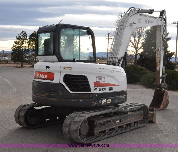 image for item G7086 2010 Bobcat E80 compact excavator