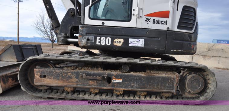 image for item G7086 2010 Bobcat E80 compact excavator