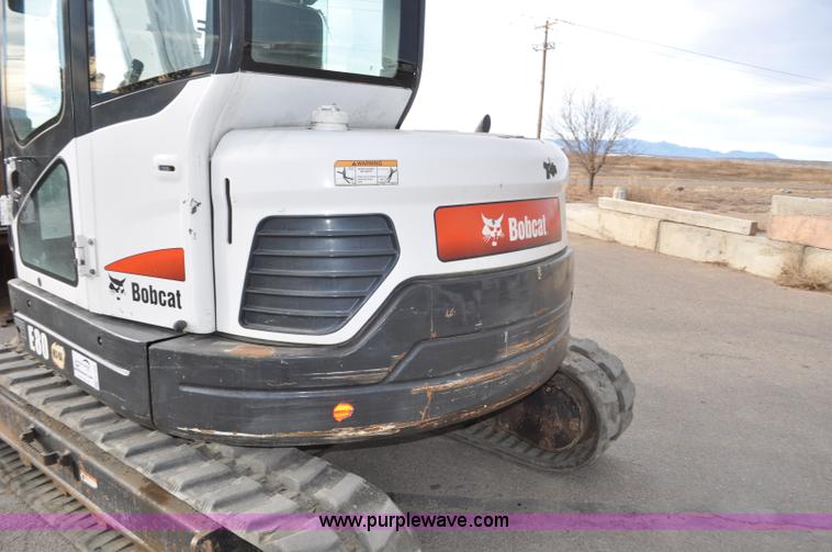image for item G7086 2010 Bobcat E80 compact excavator