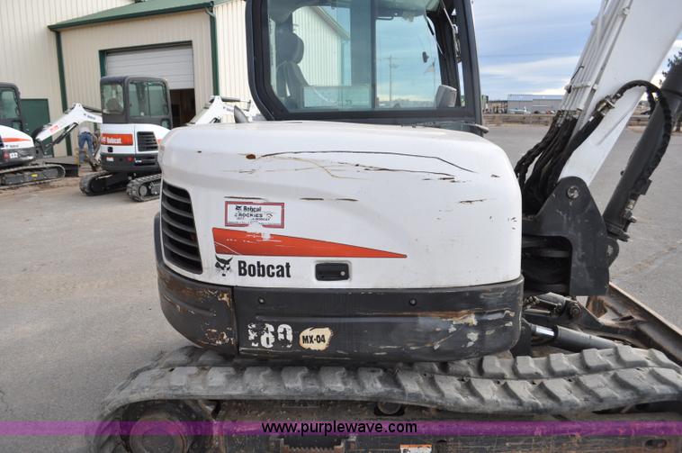 image for item G7086 2010 Bobcat E80 compact excavator